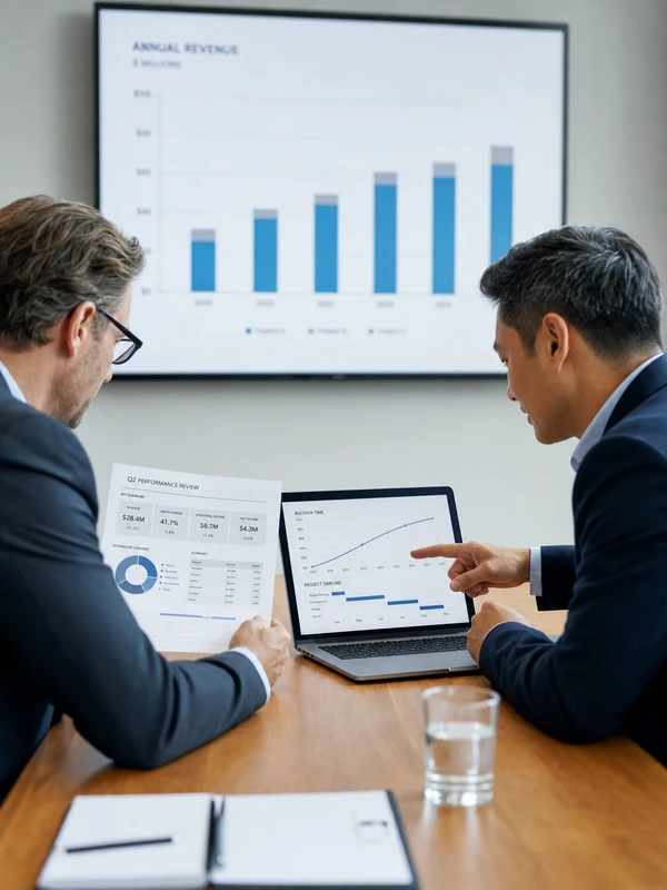 AI project KPIs and evaluation dashboard