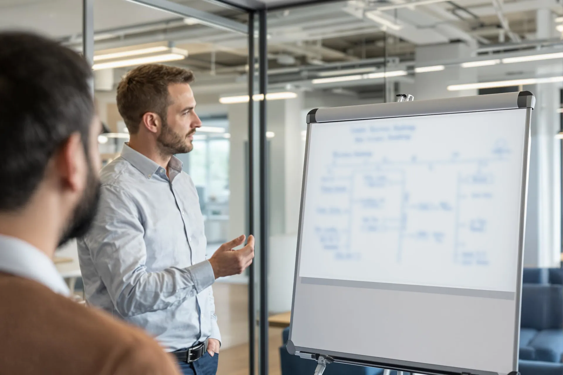 Consultant analyzing AI and Code