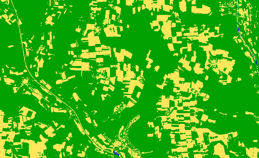 Radar satelitte images