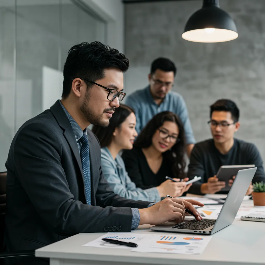 A category manager analyzing his feature cost for categories and identifying potential spend opportunities around his supply chain