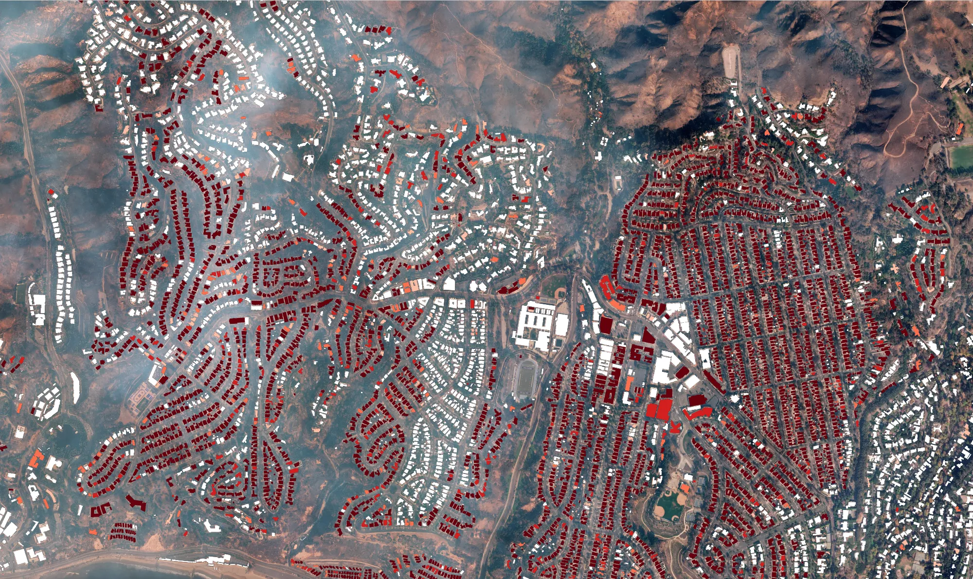 Real-time satellite monitoring of natural disasters